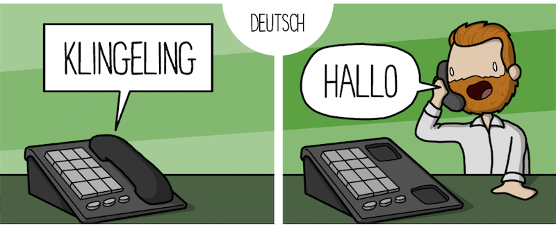 德国人打电话用语怎么说的