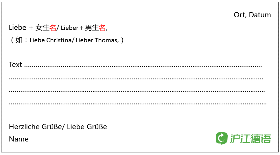 德语写作指导:写信格式\/正文怎么写?