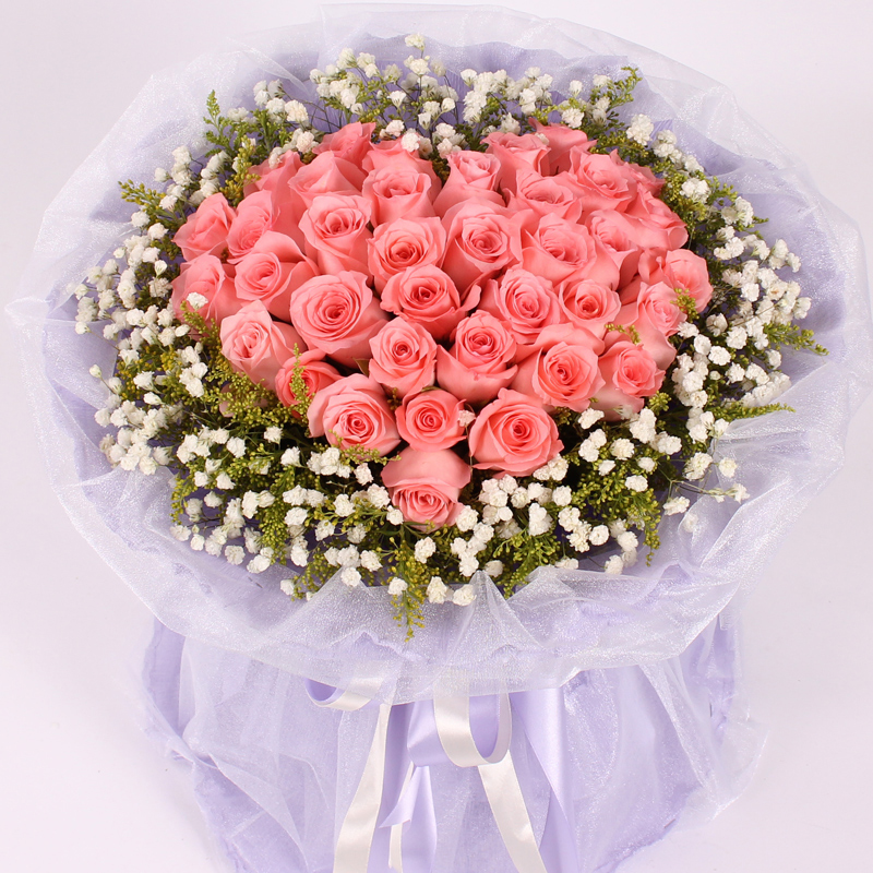 教师节鲜花：粉玫瑰