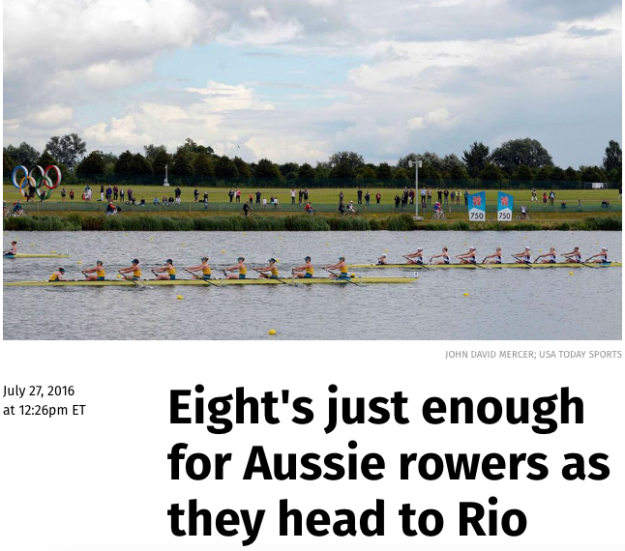 澳大利亚代表队或许是里约奥运最大的倒霉蛋