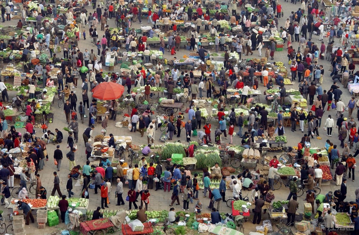 14张图片揭示中国人口过剩:密集恐惧者慎入!