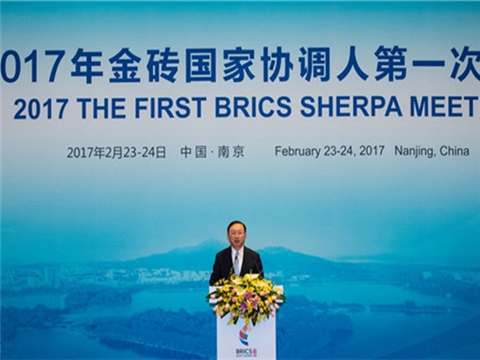 (双语)杨洁篪国务委员在2017年金砖国家协调人