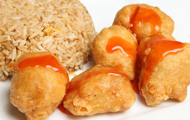 balls with sauce chicken balls usually contain chicken or pork