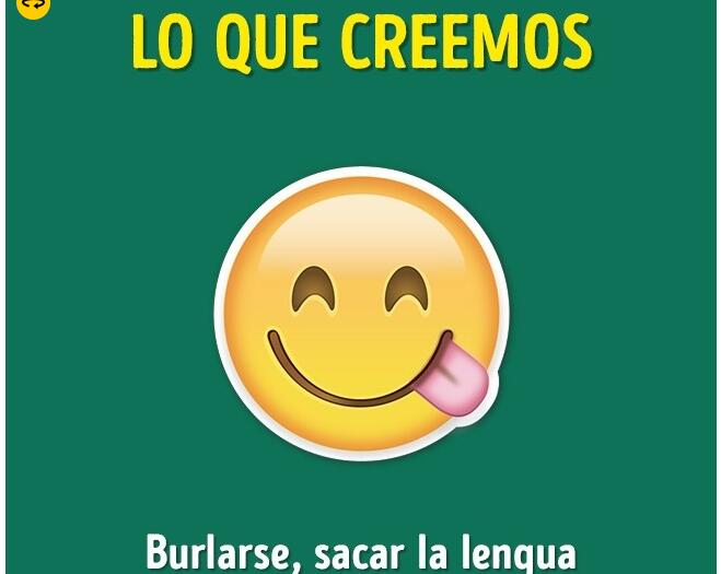 sin embargo, te queremos mostrar algunos emoticones que usamos