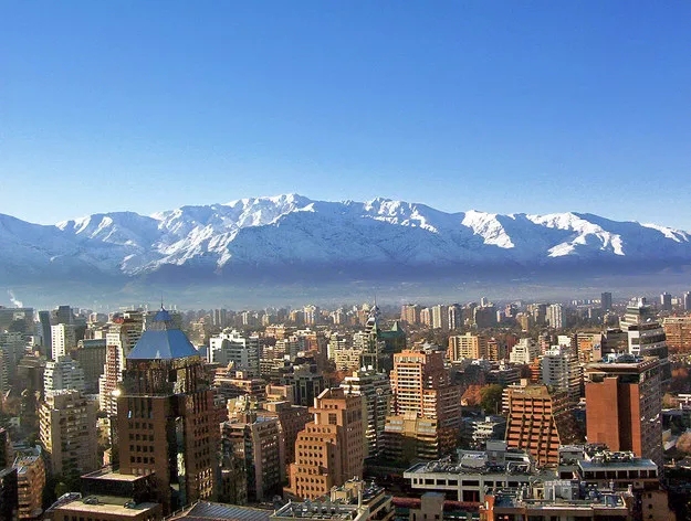 santiago de chile (chile) 智利首都圣地亚哥和圣地亚哥-德孔波