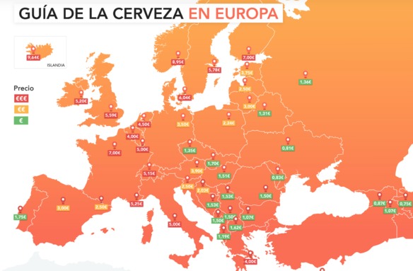 逐渐形成了一份"啤酒指南(guía de la cerveza,其中收集了欧洲46个