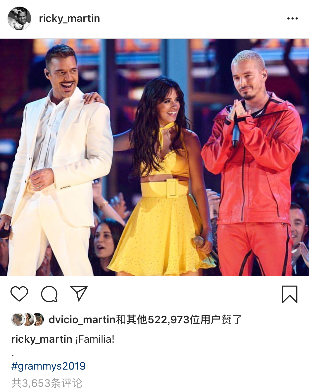 (图片来自ricky martin的instagram账号ricky_martin) 感受一下ricky