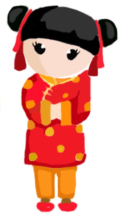 欢欢喜喜,过新年喽 (六)_漫画素描社_生活-沪江社团