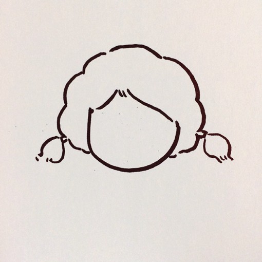【迷之简笔画】爱笑的女孩运气不会太差