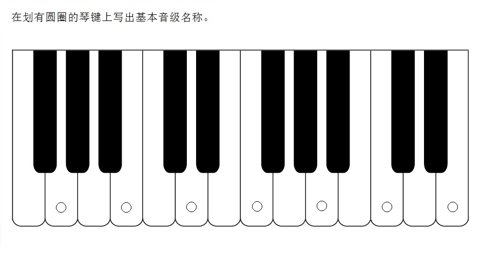 【课程】基本乐理3 基本音级及其名称_龙猫的琴房_其他-沪江社团