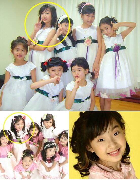 韩国七公主长大对比照图片