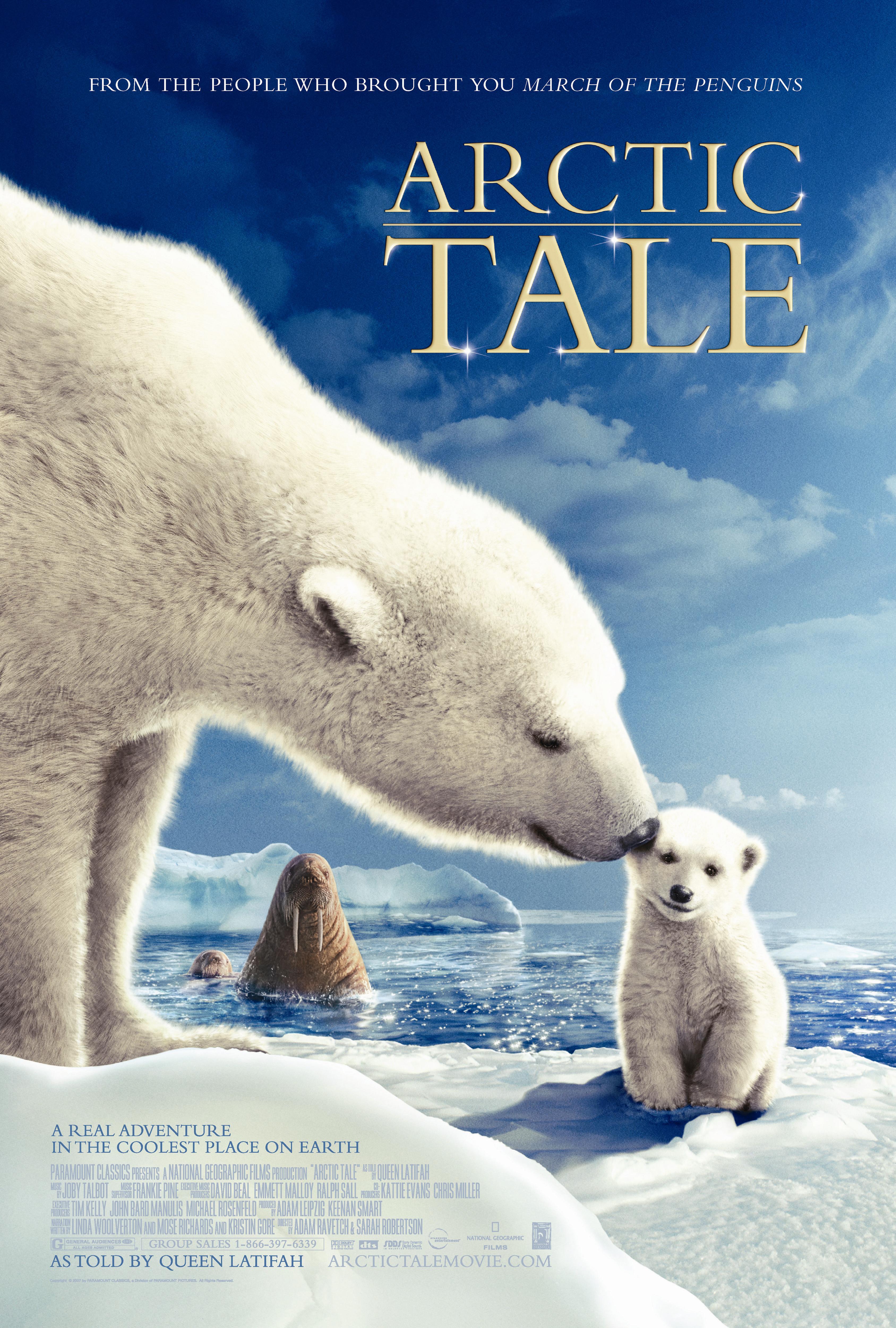 还有一部关于北极熊的纪录片《北极故事》(the arctic tale),同样聚焦