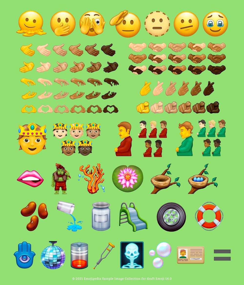 最新的emoji14.0版本即將到來!男性懷孕被收入新表情包?