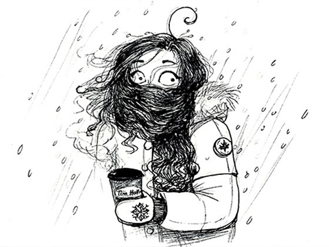 看漫画学西语：长发女生不可言说的痛，你能get到么？