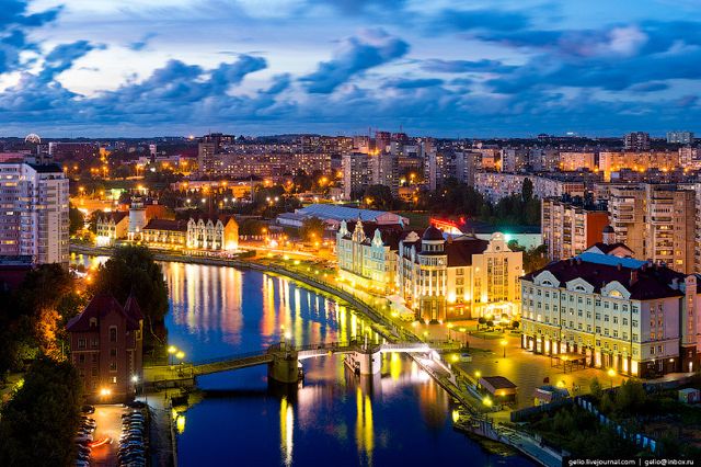 俯瞰加里宁格勒—最"欧洲"的俄罗斯城市