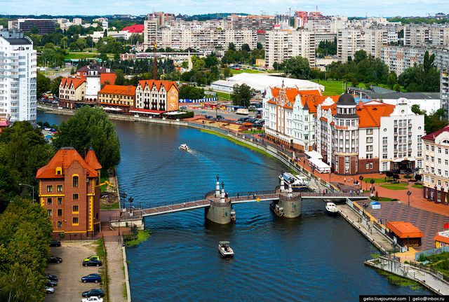 俯瞰加里宁格勒——最欧洲的俄罗斯城市