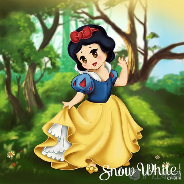 q版迪士尼卡通人物 你这么萌简直犯规啊!