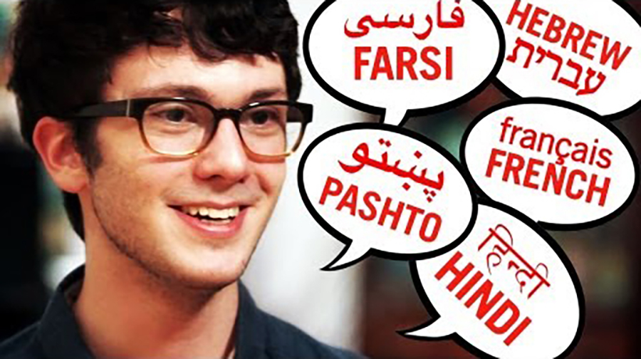 做一个会20种语言的小鲜肉是怎样一种体验?