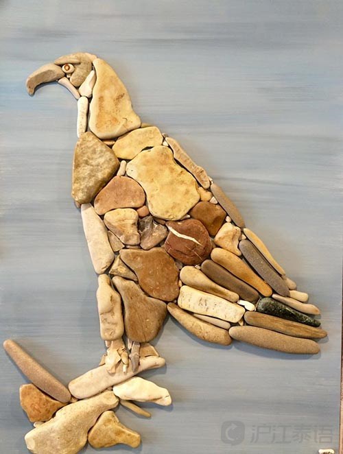 来自父亲和儿子的石头艺术品