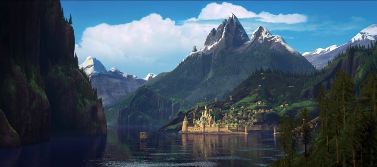 arendelle, frozen   los fiordos, noruega 《冰雪奇缘》中阿伦黛尔