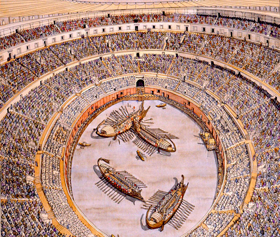 古罗马斗兽场人类胜率图片