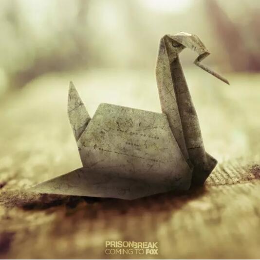 看过《越狱》的人肯定记得这只千纸鹤&darr