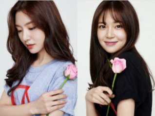 六大女星参加韩国玫瑰总统大选画报拍摄