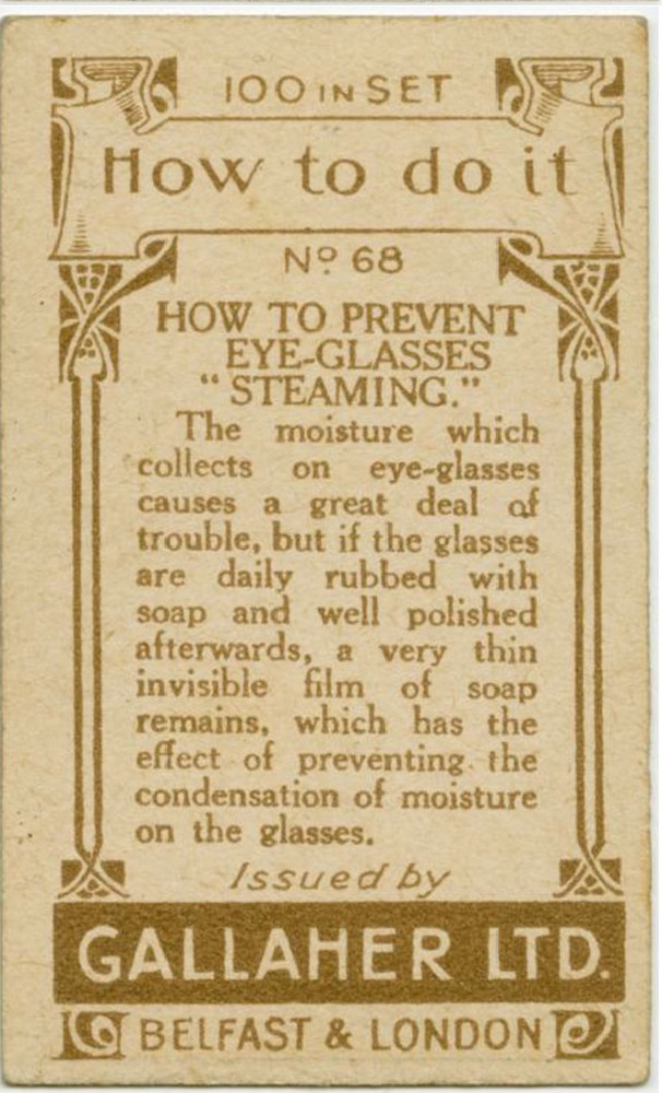 生活小妙招：如何防止眼镜起雾？