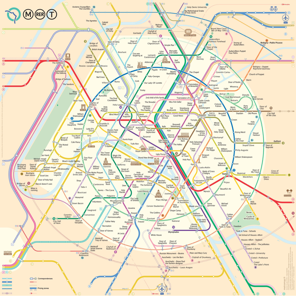 巴黎地铁高清图