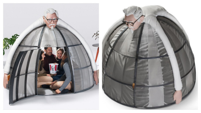 KFC推出魔性断网帐篷，购物节就防你剁手