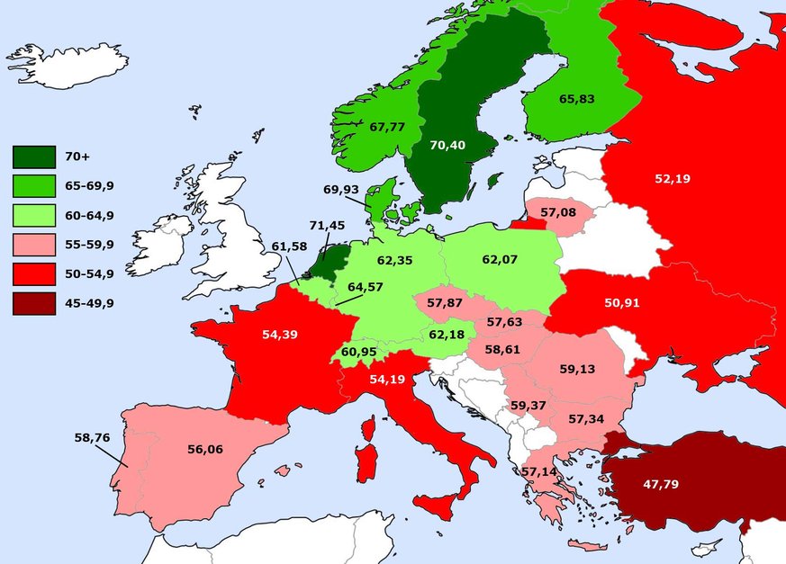 欧洲国家英语水平大比拼!德国排第几