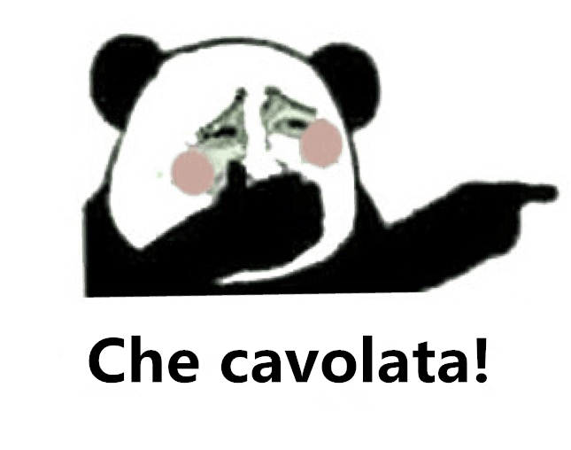 皮这一下我开心,意大利语表情包第二弹!