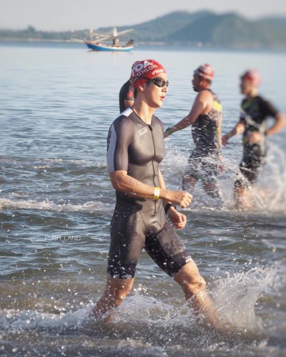 push参加铁人三项大秀身材,引万千妹子痴迷尖叫
