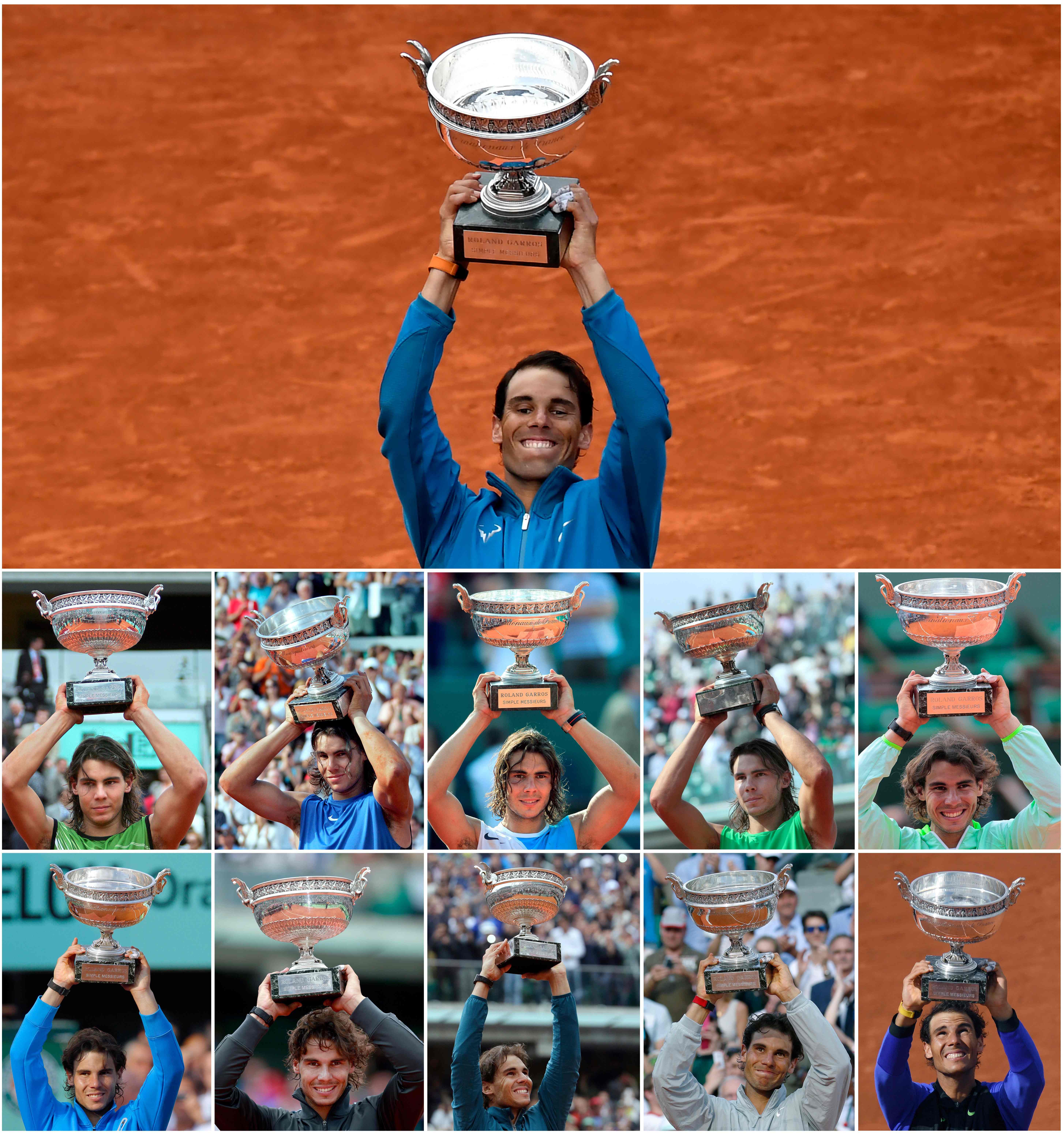 el espaol rafael nadal triunfó de nuevo en roland garros