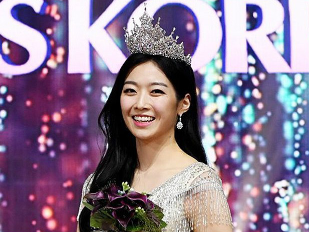 备受恶意留言中伤的韩国小姐金秀敏