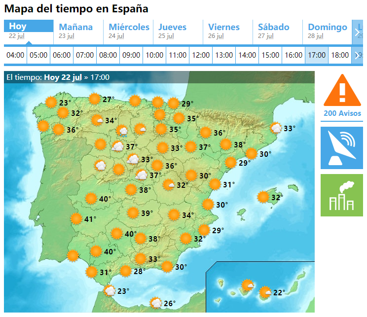 西班牙降水分布图图片
