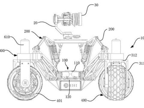外媒爆料：大疆又申请新专利，这回是地上跑的无人机