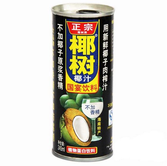 中国饮料老牌椰树牌椰汁是打入了韩国市场?