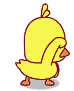 小黄鸭动图表情gif图片