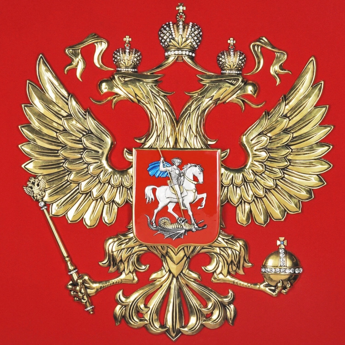 俄罗斯国徽三个皇冠图片
