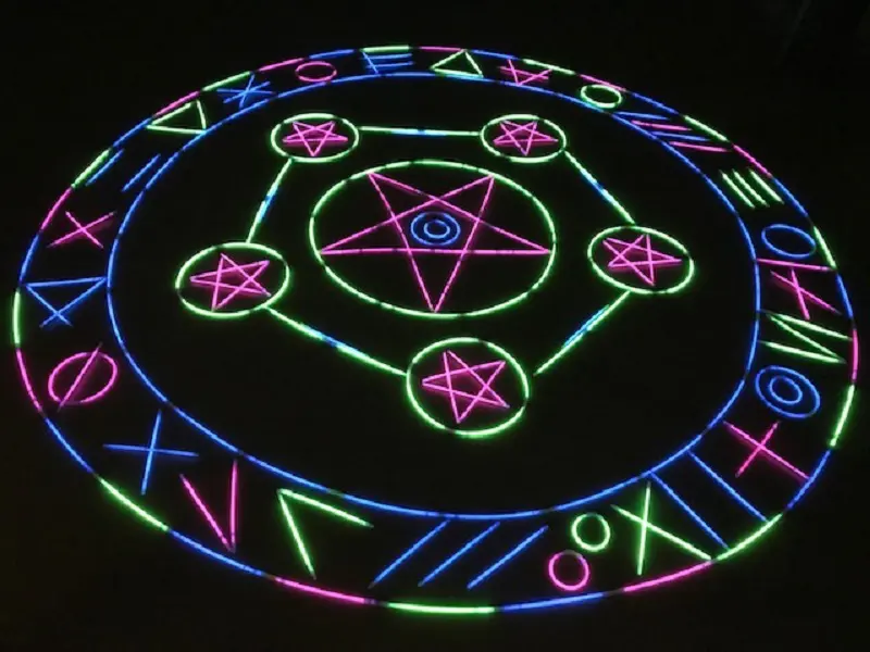 用00日元制作的魔法阵燃起熊熊的中二魂 魔法阵 沪江日语