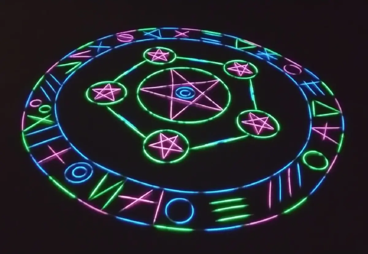 用00日元制作的魔法阵燃起熊熊的中二魂 魔法阵 沪江日语