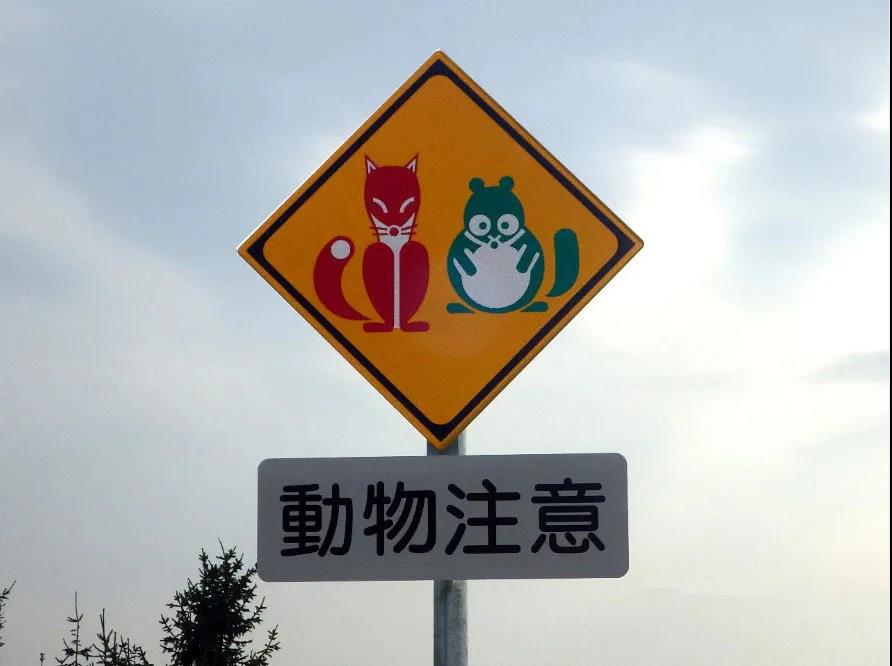 螃蟹出没请注意那些奇奇怪怪的动物警告标志你都见过吗