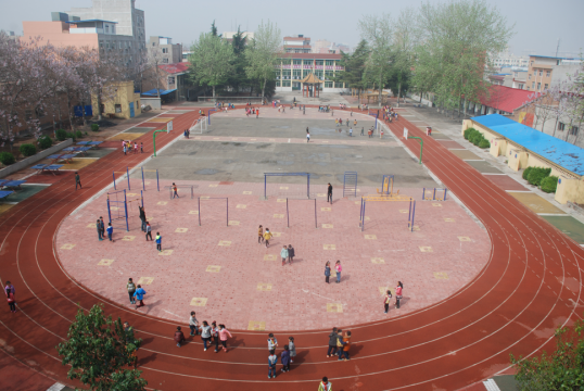 美丽的陕州区第五小学_乡村青年教师社会支持