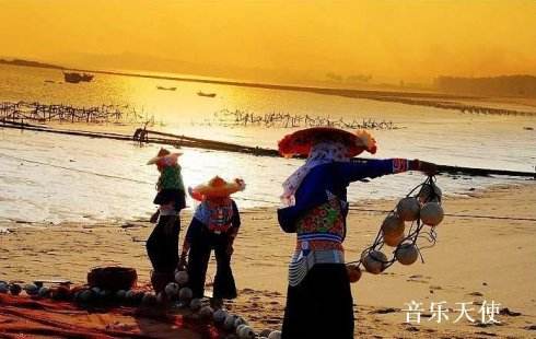 小提琴演奏《渔家姑娘在海边》_乡村青年教师