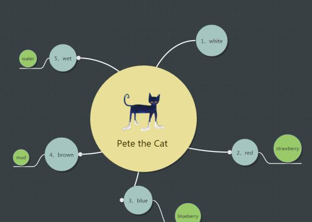 【用思维导图读绘本】pete the cat —i love my white shoes