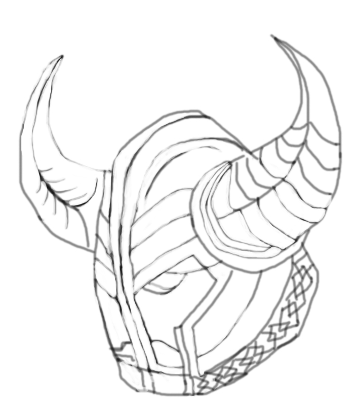 牛角头盔_漫画素描社_生活-沪江社团